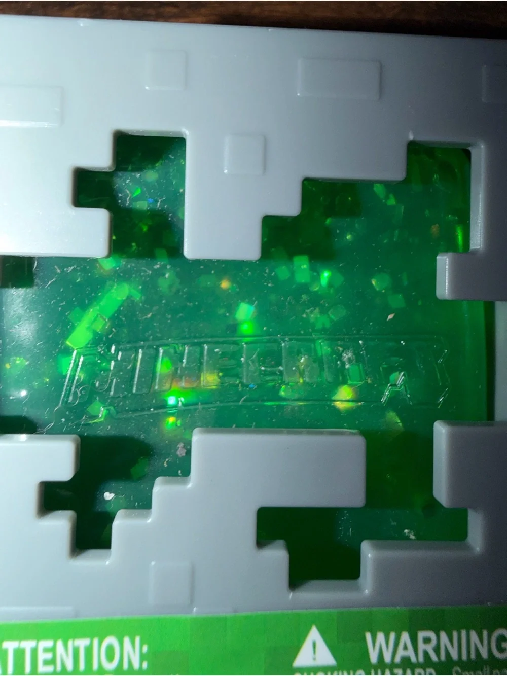 Minecraft Jelly Cubes Sensory Building Block - Green
